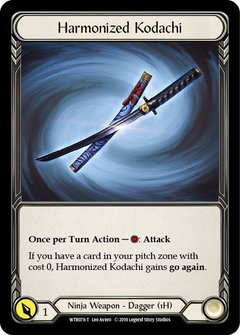 Harmonized Kodachi // Rhinar, Reckless Rampage [WTR078-T // WTR001-T] (Welcome to Rathe)  Alpha Print Normal-1