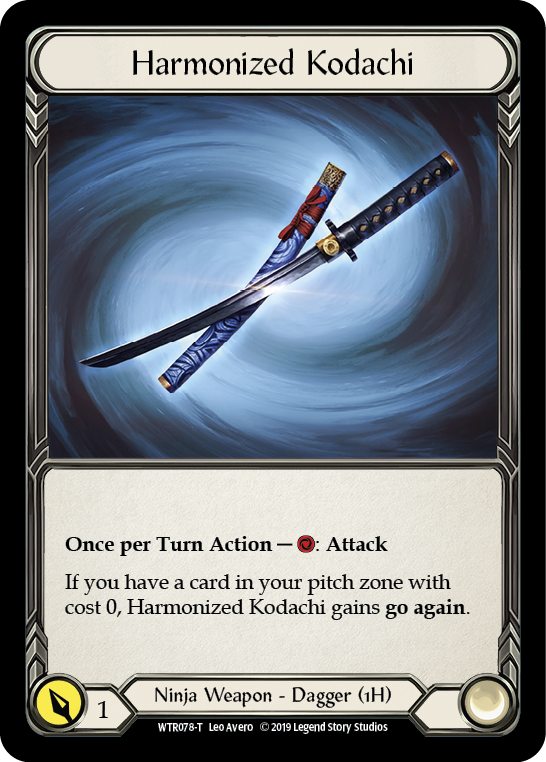 Rhinar // Harmonized Kodachi [WTR002-T // WTR078-T] (Welcome to Rathe)  Alpha Print Normal-2