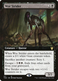 Woe Strider (Extended Art) [Theros Beyond Death]-1