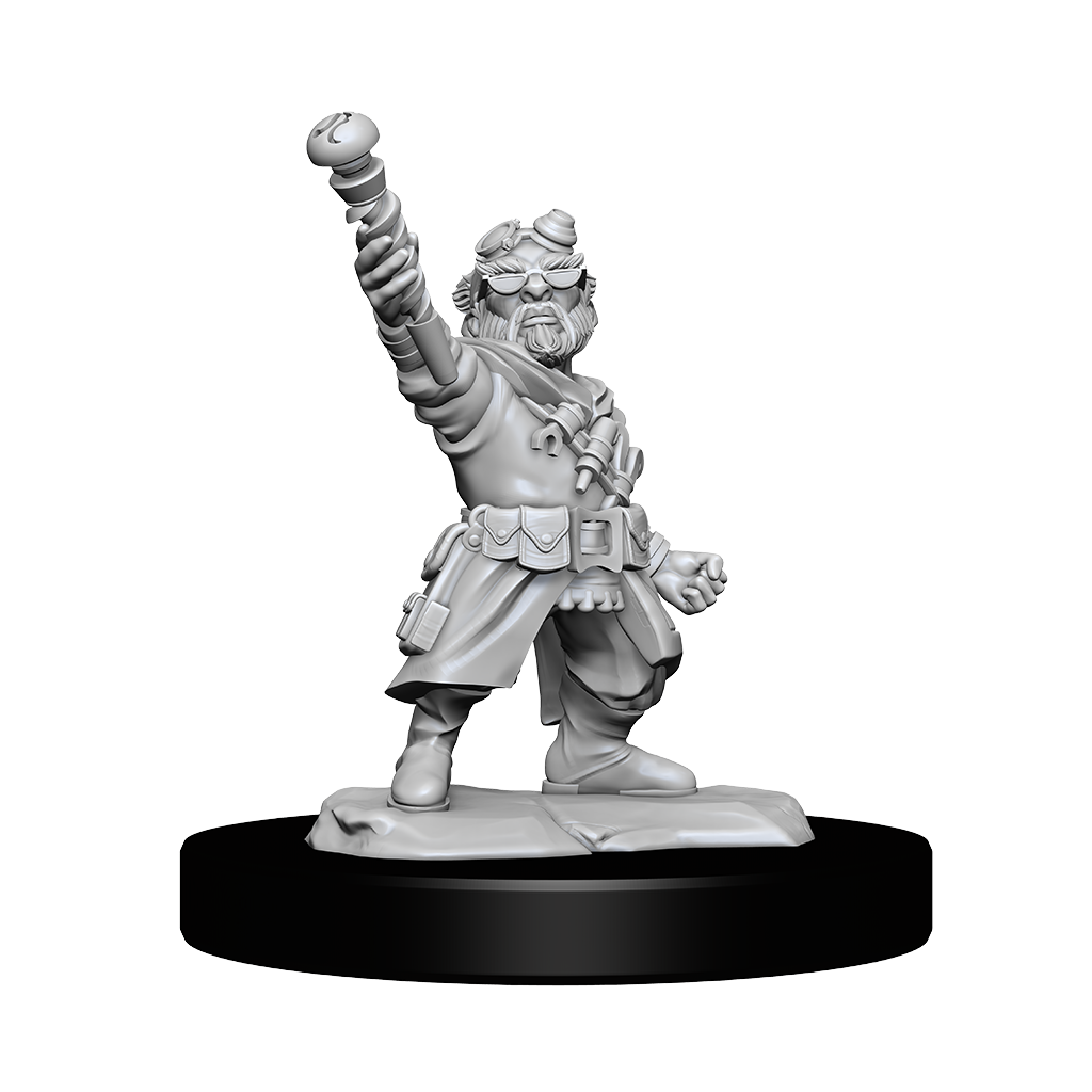 D&D Nolzurs Marvelous Unpainted Miniatures Gnome Artificer Male-1
