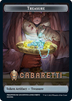 Treasure Token (Cabaretti) (Southeast Asia Artists) [Streets of New Capenna Tokens]-1