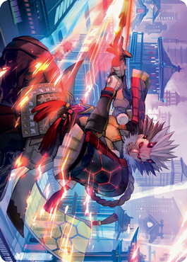 Isshin, Two Heavens as One 2 Art Card [Kamigawa: Neon Dynasty Art Series]-1