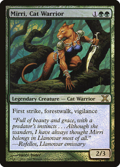 Mirri, Cat Warrior (Premium Foil) [Tenth Edition]-1