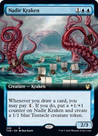 Nadir Kraken (Extended Art) [Theros Beyond Death]-1