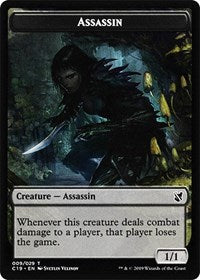 Assassin // Morph Double-Sided Token [Commander 2019 Tokens]-1
