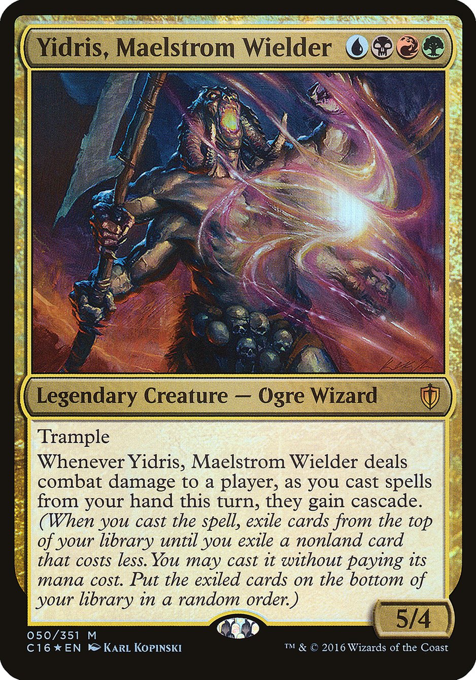 Yidris, Maelstrom Wielder (Oversized) [Commander 2016 Oversized]-1