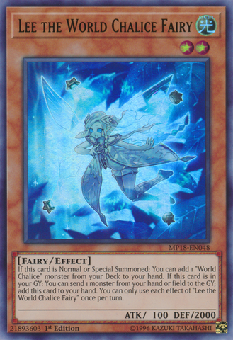 Lee the World Chalice Fairy [MP18-EN048] Ultra Rare