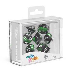 Oakie Doakie Dice RPG Set Glow in the Dark - Biohazard (7)-1
