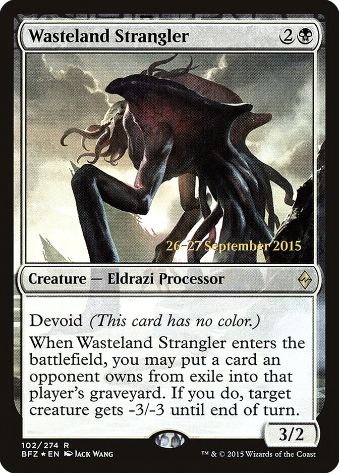 Wasteland Strangler [Battle for Zendikar Prerelease Promos]-1