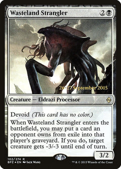 Wasteland Strangler [Battle for Zendikar Prerelease Promos]-1