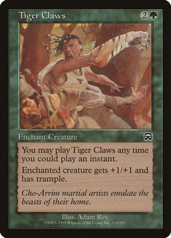 Tiger Claws [Mercadian Masques]-1