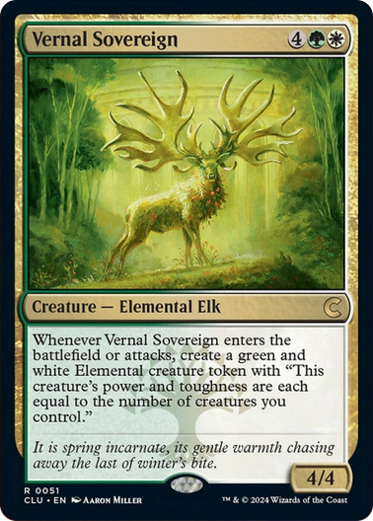 Vernal Sovereign [Ravnica: Clue Edition]-1