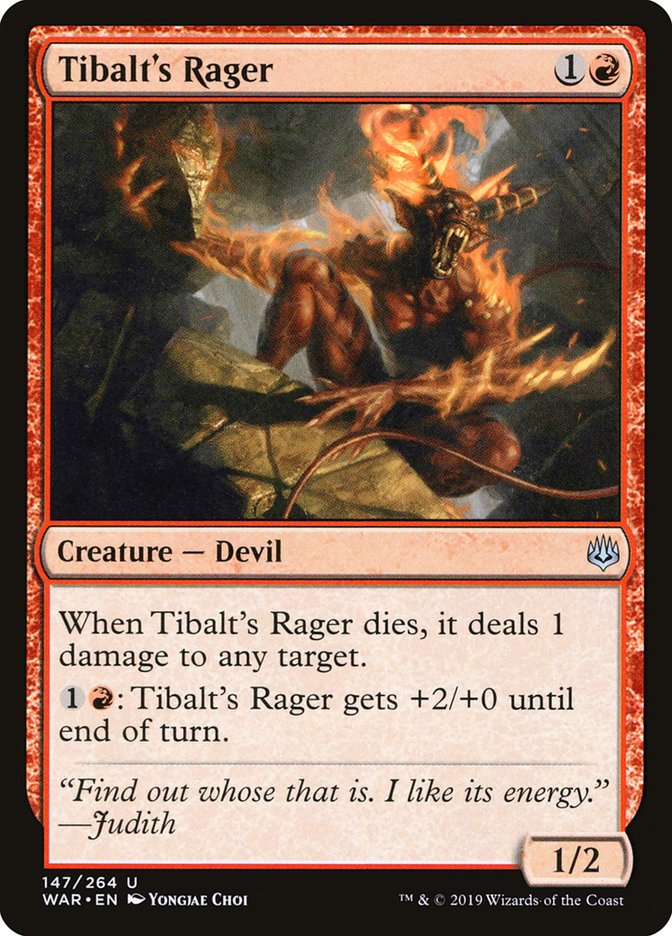 Tibalt's Rager [War of the Spark]-1