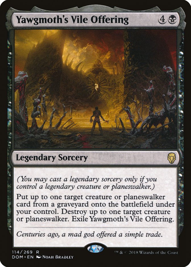 Yawgmoth's Vile Offering [Dominaria]-1