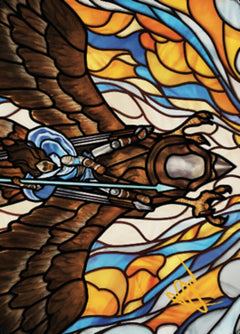 Tura Kennerud, Skyknight Art Card (Gold-Stamped Signature) [Dominaria United Art Series]-1