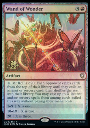 Wand of Wonder [Commander Legends: Battle for Baldur's Gate Prerelease Promos]-1