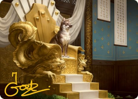 Yoshimaru, Ever Faithful Art Card (Gold-Stamped Signature) [Kamigawa: Neon Dynasty Art Series]-1