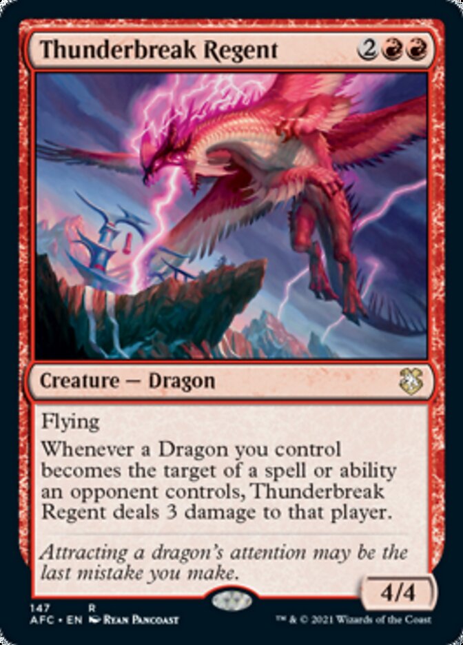 Thunderbreak Regent [Dungeons & Dragons: Adventures in the Forgotten Realms Commander]-1
