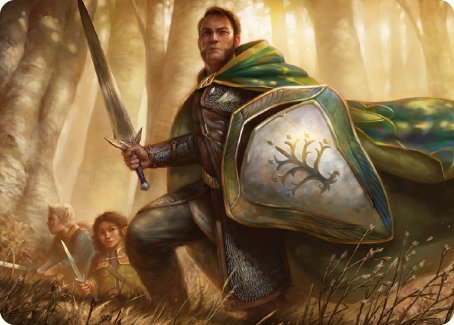 Boromir, Warden of the Tower Art Card [The Lord of the Rings: Tales of Middle-earth Art Series]-1