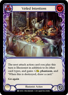 Veiled Intentions (Blue) [EVR152] (Everfest)  1st Edition Rainbow Foil-1