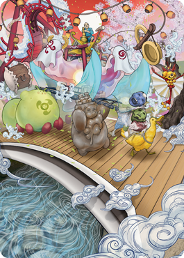 March of Otherworldly Light Art Card [Kamigawa: Neon Dynasty Art Series]-1