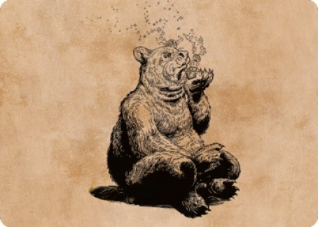 Wilson, Refined Grizzly Art Card [Commander Legends: Battle for Baldur's Gate Art Series]-1
