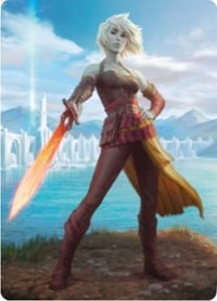 Nahiri, Heir of the Ancients 1 Art Card [Zendikar Rising Art Series]-1