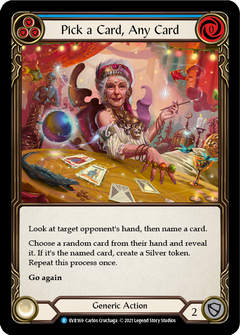 Pick a Card, Any Card (Blue) [EVR169] (Everfest)  1st Edition Rainbow Foil-1