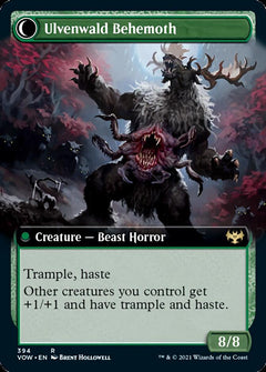 Ulvenwald Oddity // Ulvenwald Behemoth (Extended Art) [Innistrad: Crimson Vow]-2