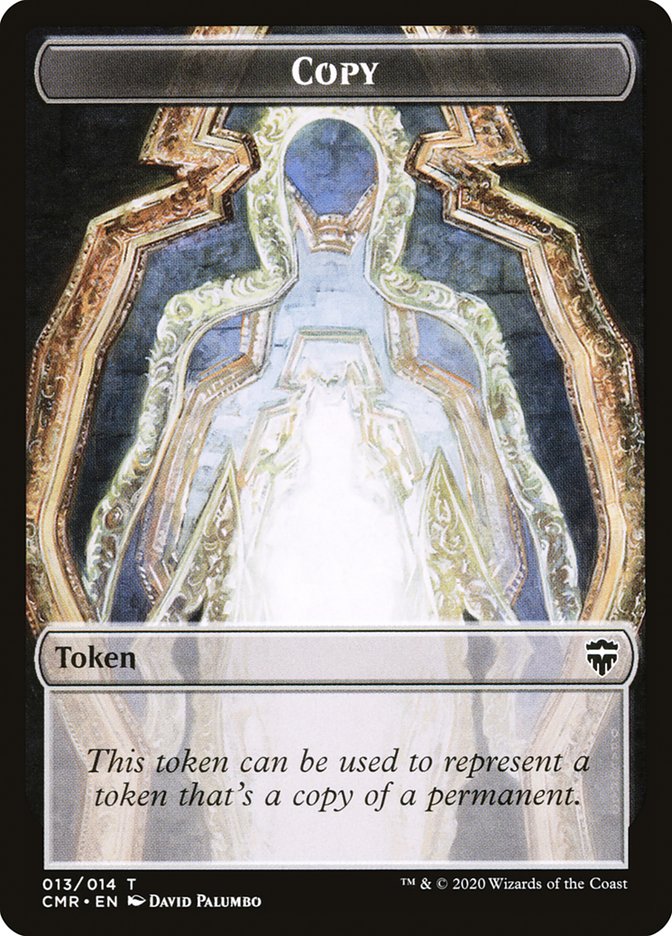 Copy (013) // Golem Double-Sided Token [Commander Legends Tokens]-1