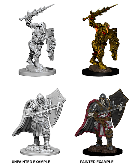 D&D Nolzurs Marvelous Unpainted Miniatures Death Knight & Helmed Horror-1