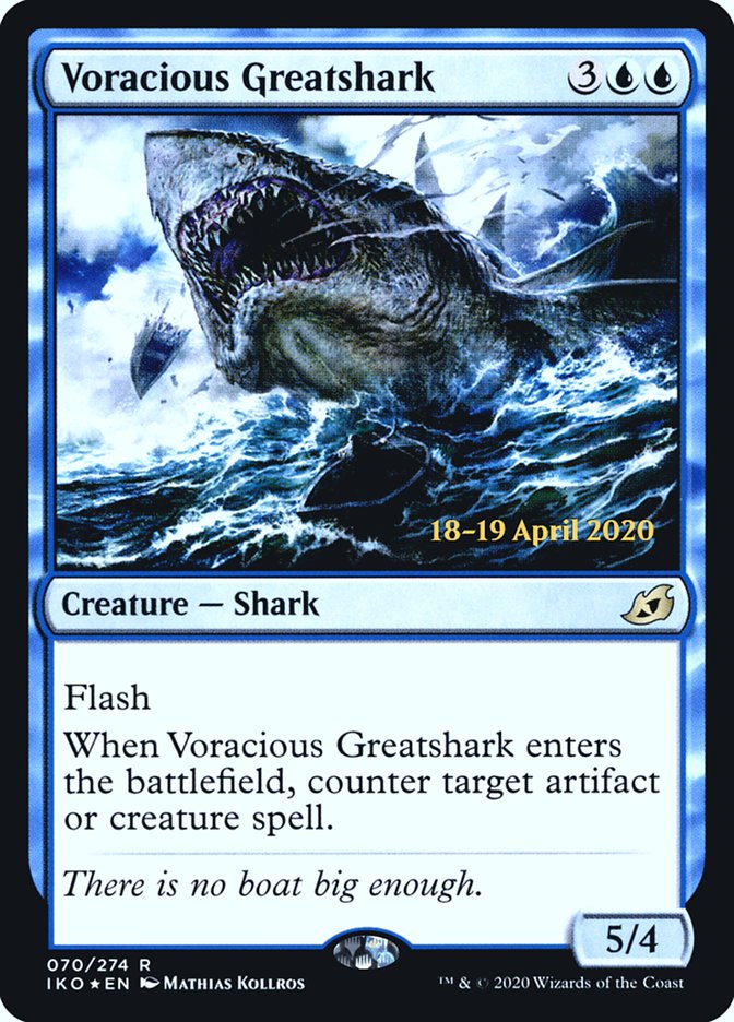 Voracious Greatshark [Ikoria: Lair of Behemoths Prerelease Promos]-1