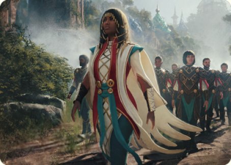 Queen Kayla bin-Kroog Art Card [The Brothers' War Art Series]-1
