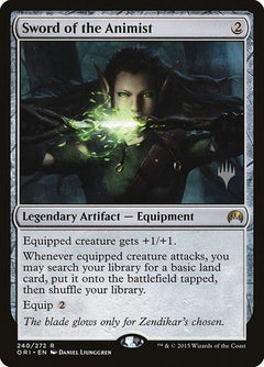 Sword of the Animist [Magic Origins Promos]-1