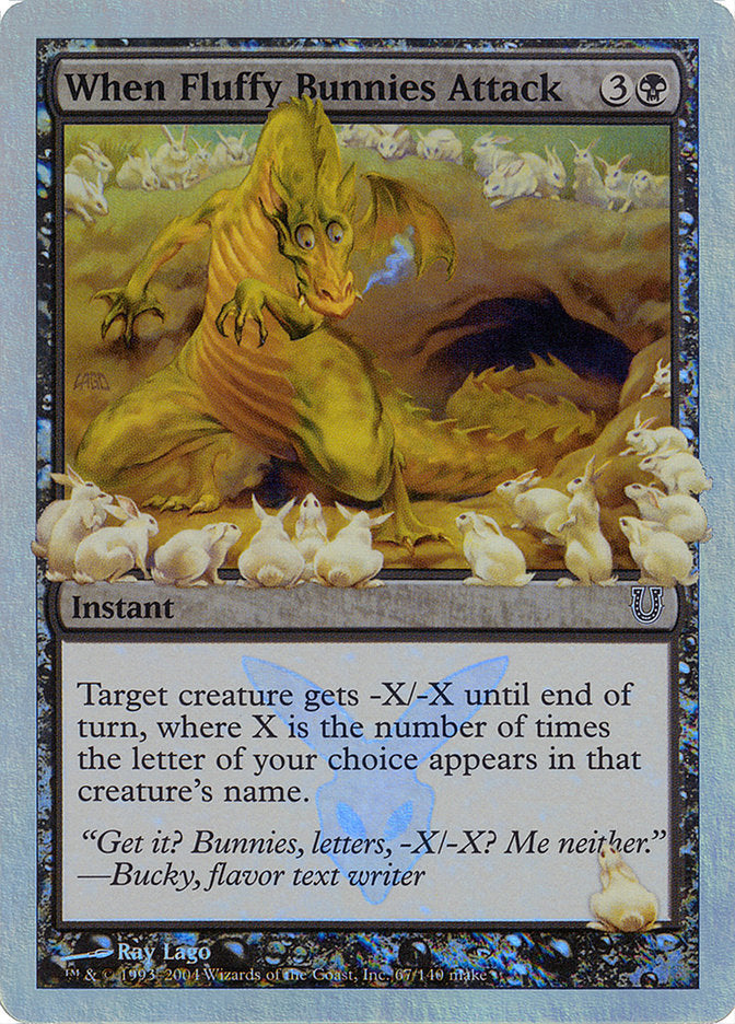 When Fluffy Bunnies Attack (Alternate Foil) [Unhinged]-1