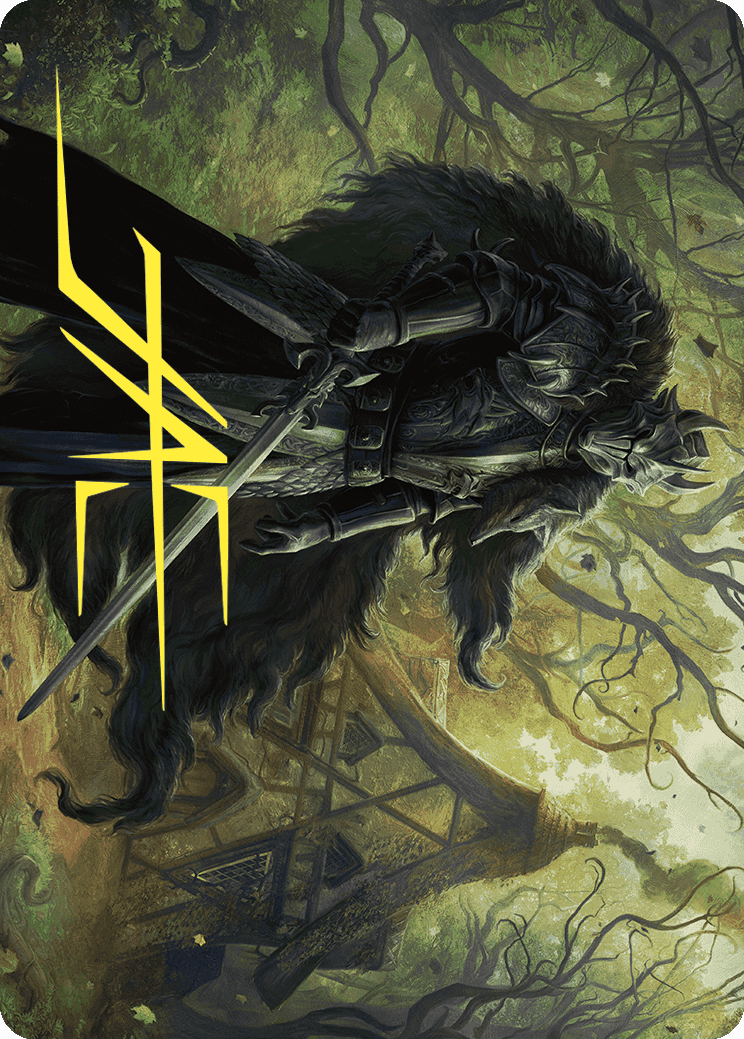 Agatha's Champion Art Card (Gold-Stamped Signature) [Wilds of Eldraine Art Series]-1