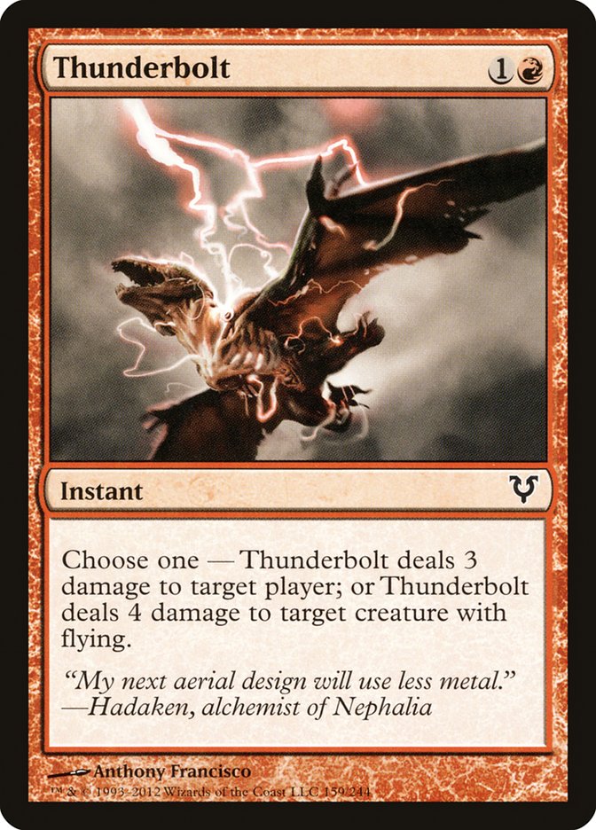 Thunderbolt [Avacyn Restored]-1