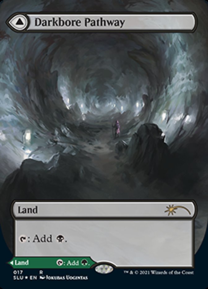 Darkbore Pathway // Slitherbore Pathway (Borderless) [Secret Lair: Ultimate Edition 2]-1