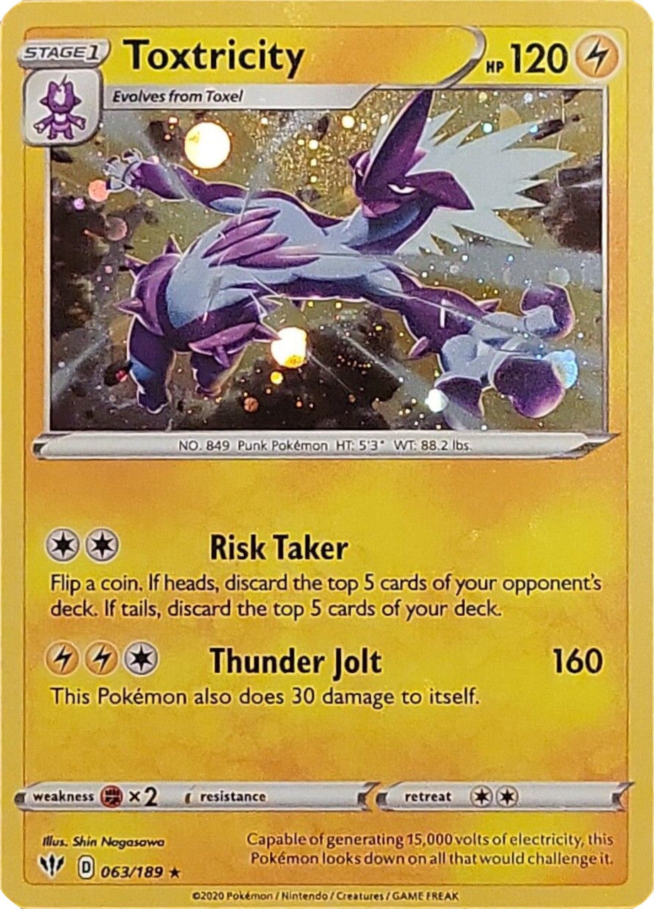 Toxtricity (063/189) (Cosmos Holo) [Sword & Shield: Darkness Ablaze]-1