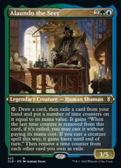 Alaundo the Seer (Foil Etched) [Commander Legends: Battle for Baldur's Gate]-1