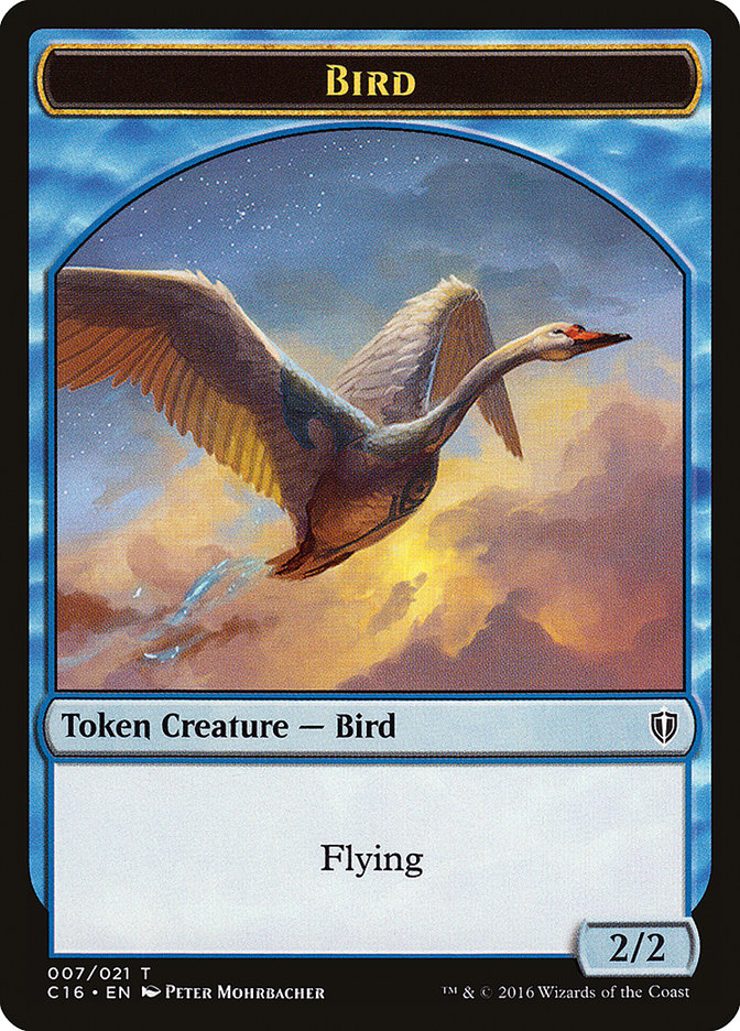 Ogre // Bird (007) Double-Sided Token [Commander 2016 Tokens]-2