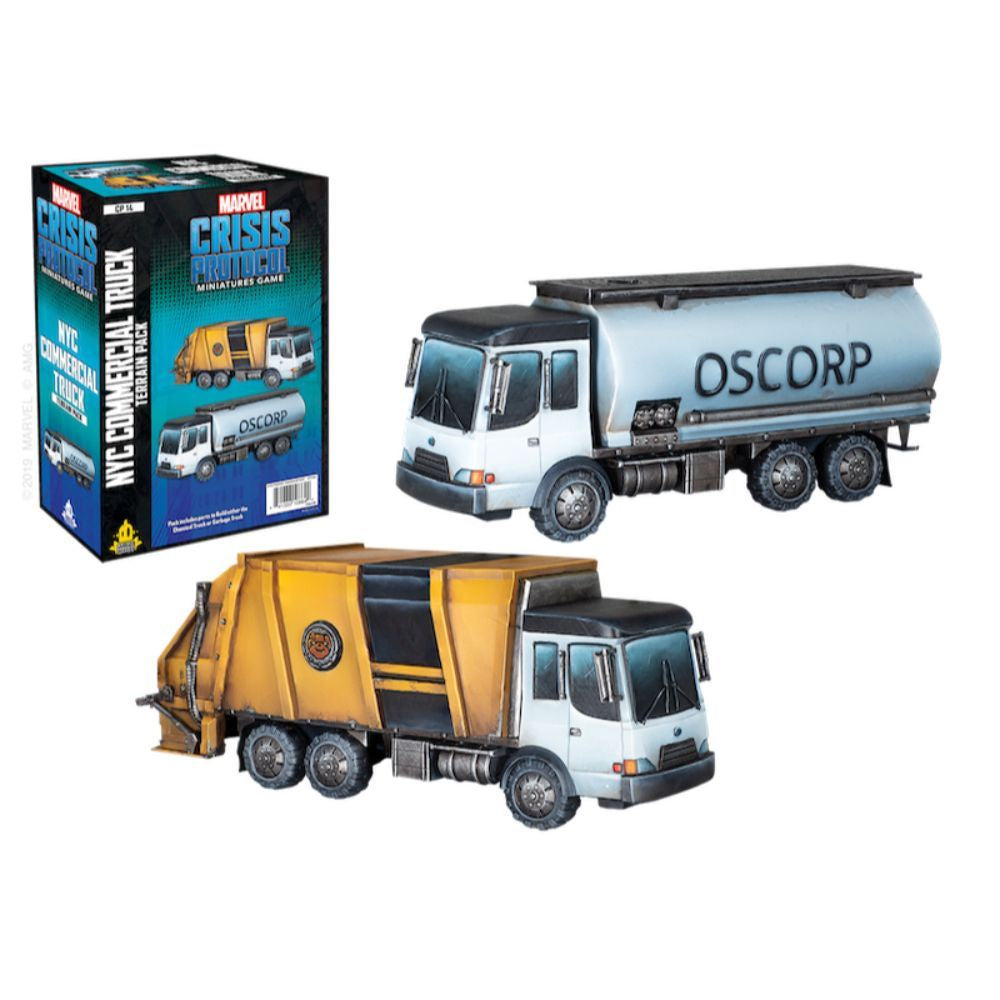 Marvel Crisis Protocol Miniatures Game NYC Commercial Truck Terrain Pack-1