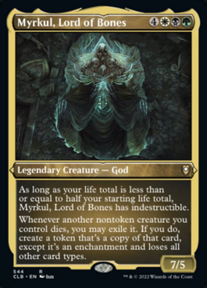 Myrkul, Lord of Bones (Foil Etched) [Commander Legends: Battle for Baldur's Gate]-1