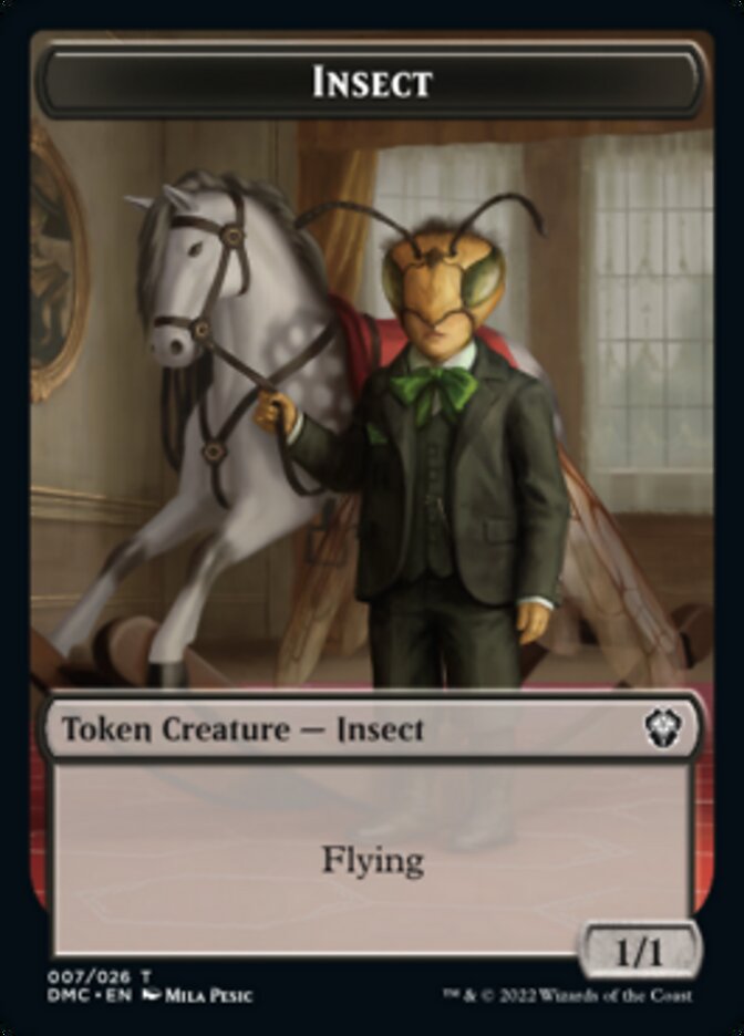 Soldier // Insect Double-Sided Token [Dominaria United Tokens]-2