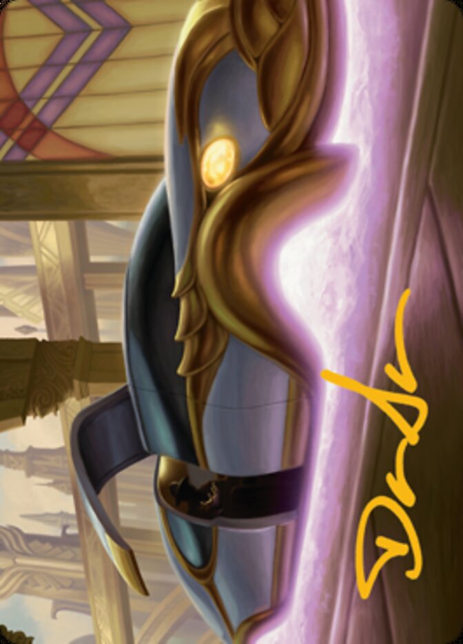 Mysterious Limousine Art Card (Gold-Stamped Signature) [Streets of New Capenna Art Series]-1
