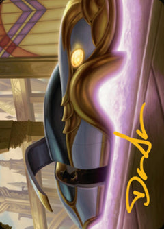 Mysterious Limousine Art Card (Gold-Stamped Signature) [Streets of New Capenna Art Series]-1