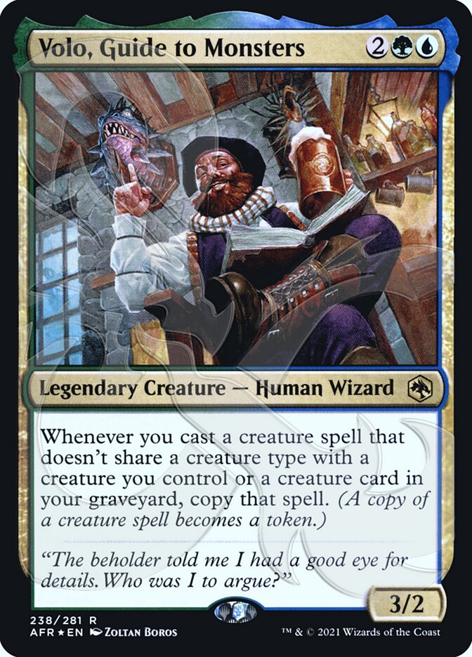 Volo, Guide to Monsters (Ampersand Promo) [Dungeons & Dragons: Adventures in the Forgotten Realms Promos]-1
