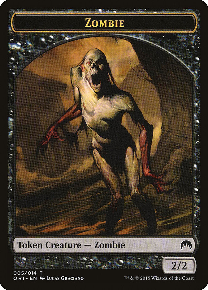 Zombie Token [Magic Origins Tokens]-1