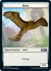 Bird // Demon Double-Sided Token [Core Set 2021 Tokens]-1