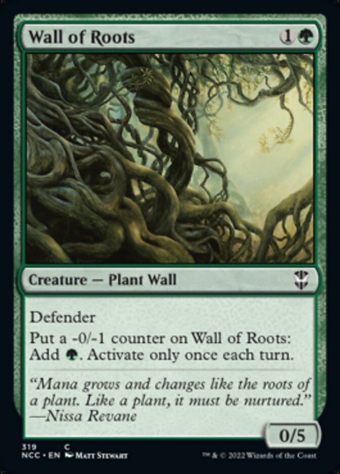 Wall of Roots [Streets of New Capenna Commander]-1